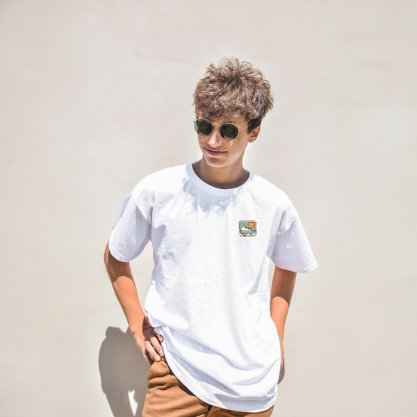 Organic Cotton Unisex White Amigo T-Shirt