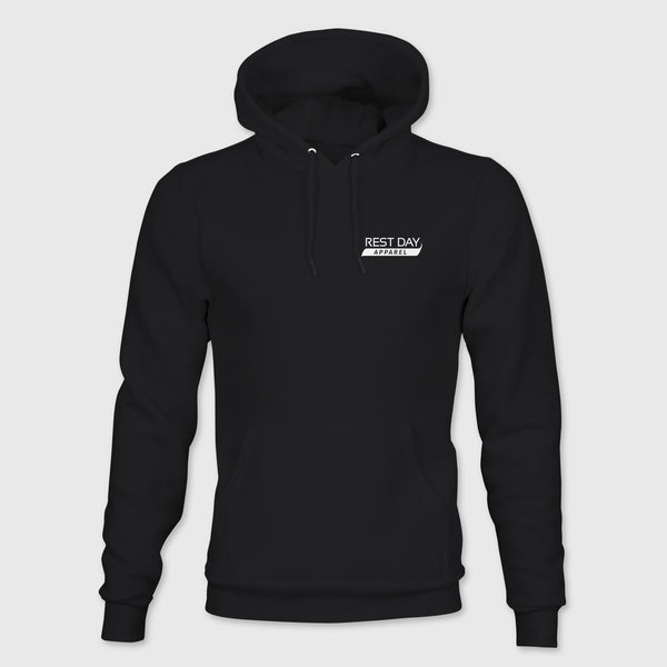 Organic Cotton Unisex Black Pocket Swash Hoody