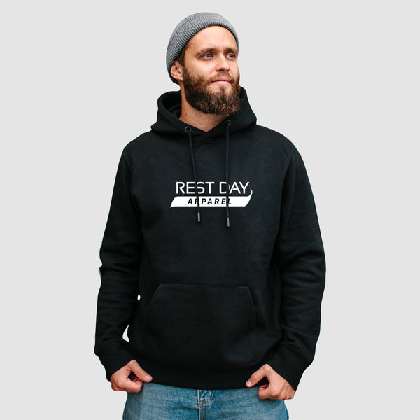 Organic Cotton Unisex Black Classic Swash Hoody