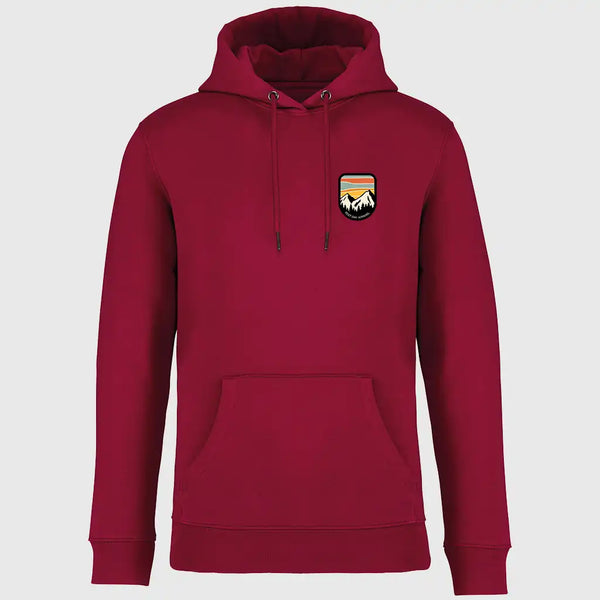 Organic Cotton Unisex Hibiscus Red Amigo Hoody