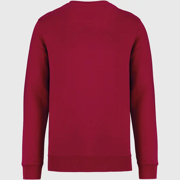 Organic Cotton Unisex Hibiscus Red Chase The Hills Sweatshirt