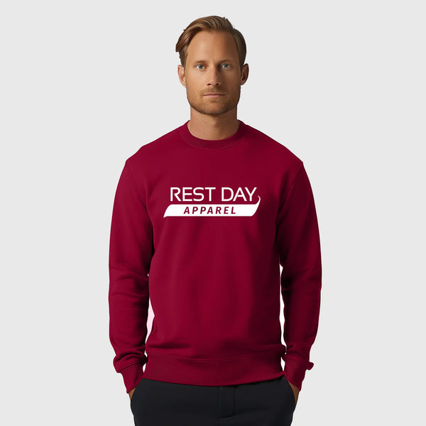 Organic Cotton Unisex Hibiscus Red Classic Swash Sweatshirt