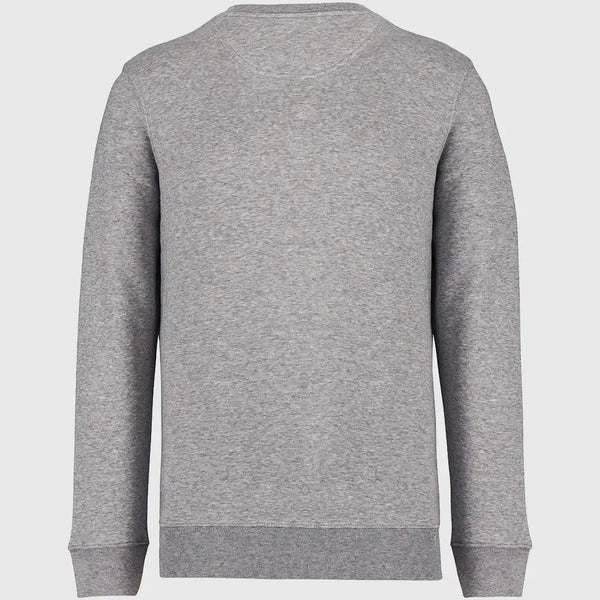 Organic Cotton Unisex Moon Grey Heather Pocket Swash Sweatshirt