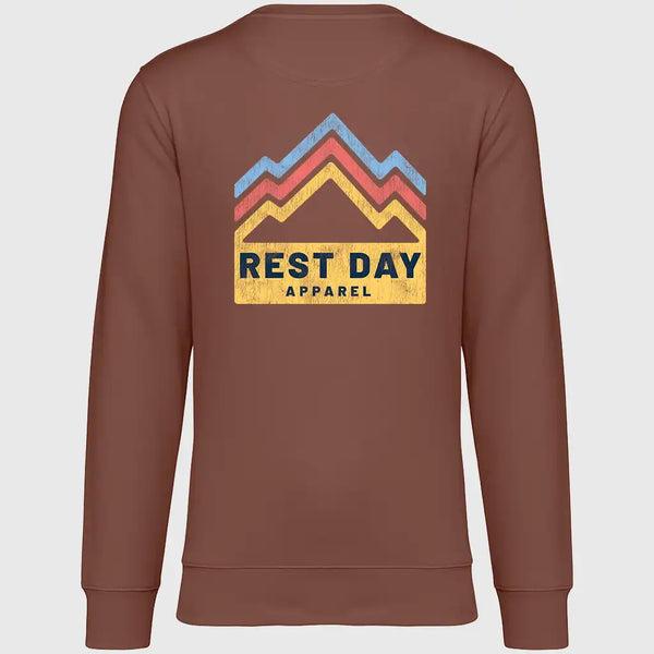 Organic Cotton Unisex Sienna Mountain Trails Sweatshirt