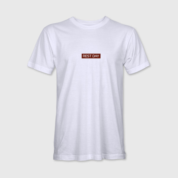 Organic Cotton Unisex White Stamp T-Shirt